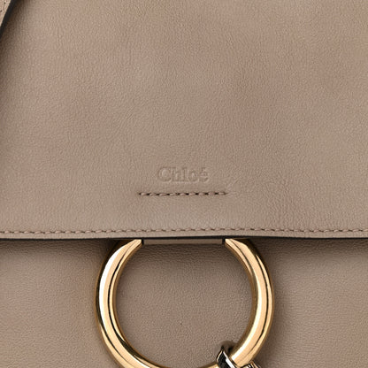 Chloe Calfskin Small Faye Day Shoulder Bag Motty Grey 9 of 11
