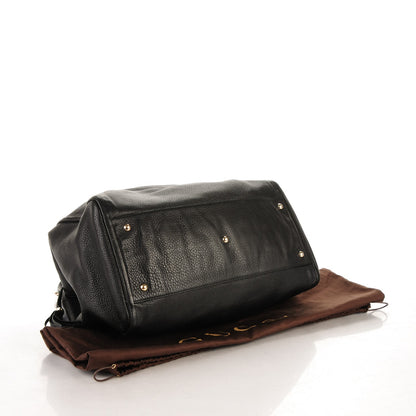 Gucci Pebbled Calfskin Large Soho Shoulder Bag Black 4 of 7
