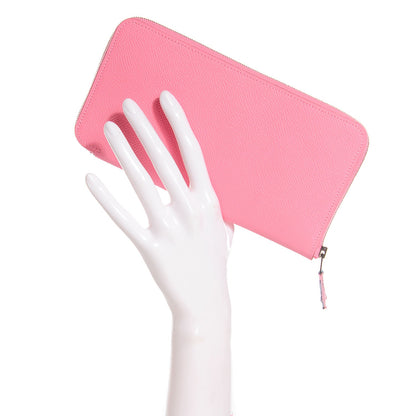 Hermes Epsom Silk'in Wallet Rose Confetti 2 of 12