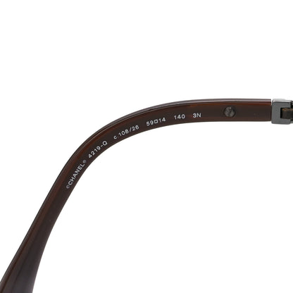 Chanel Metal Pilot Winter Sunglasses 4219-Q Dark Brown 5 of 8