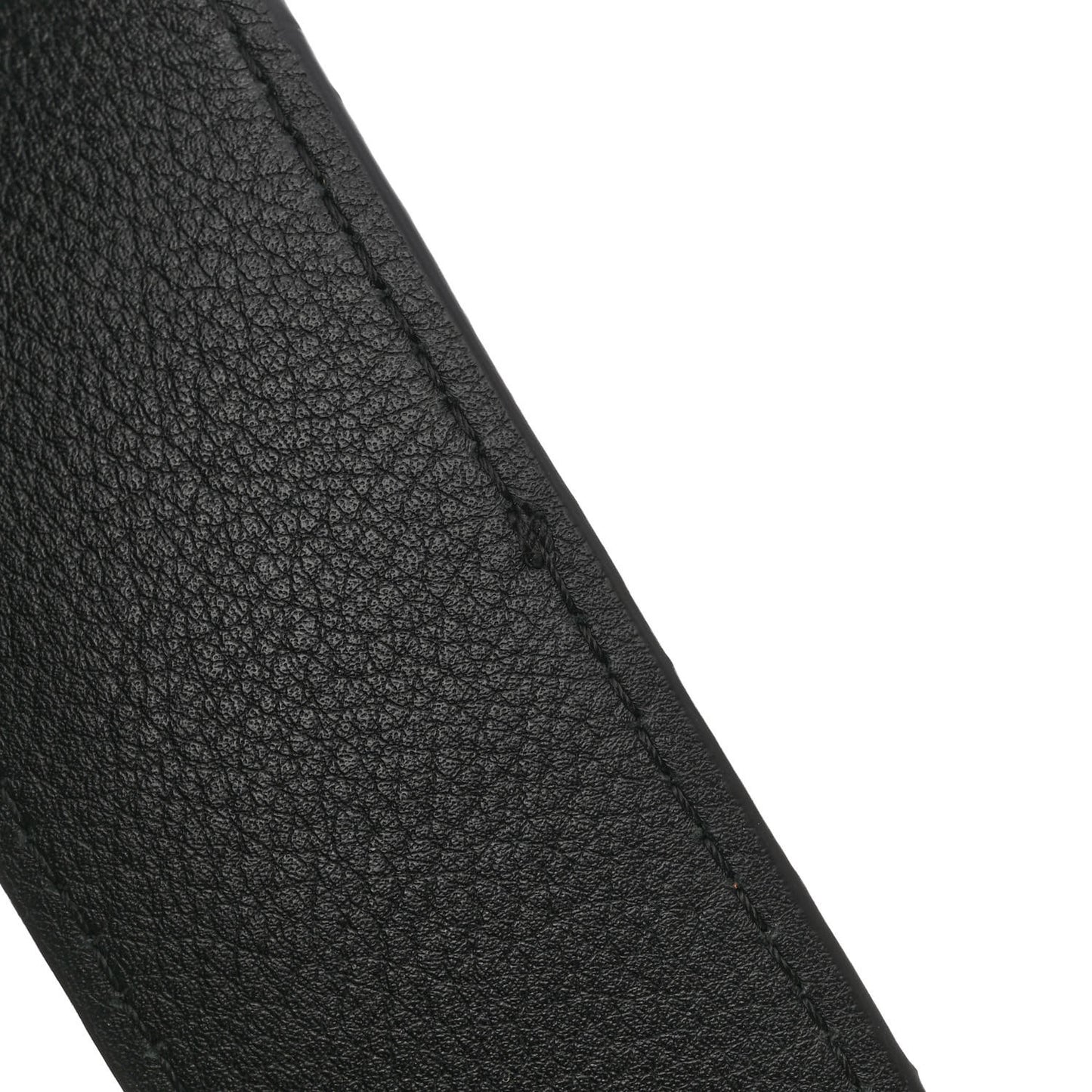 Grained Calfskin Sling Hobo Black