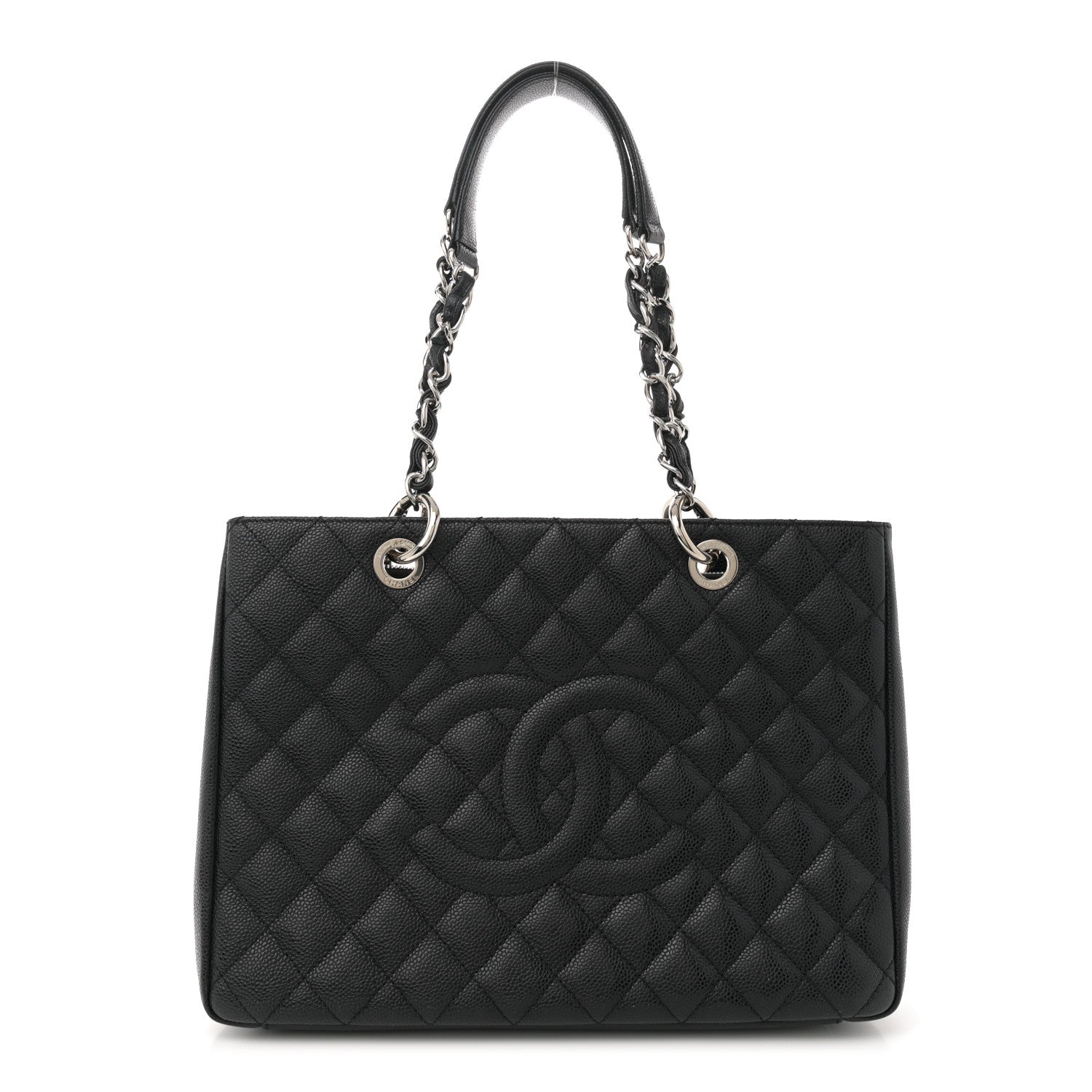 Chanel Caviar Quilted Grand Shopping Tote GST Black 1 of 11
