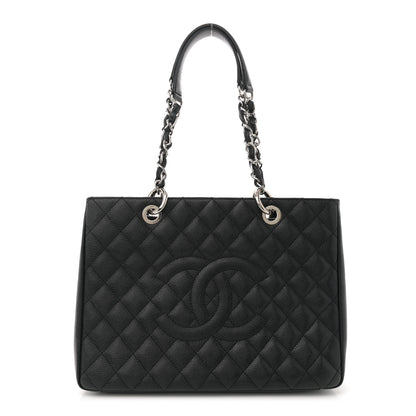 Chanel Caviar Quilted Grand Shopping Tote GST Black 1 of 11