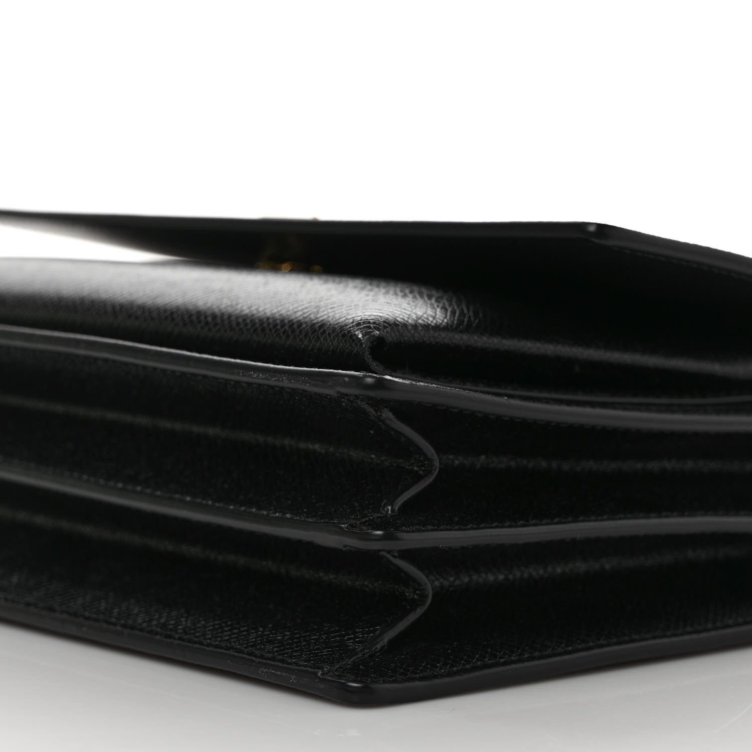 Saint Laurent Coated Bark Calfskin Medium Monogram Sunset Black 8 of 10