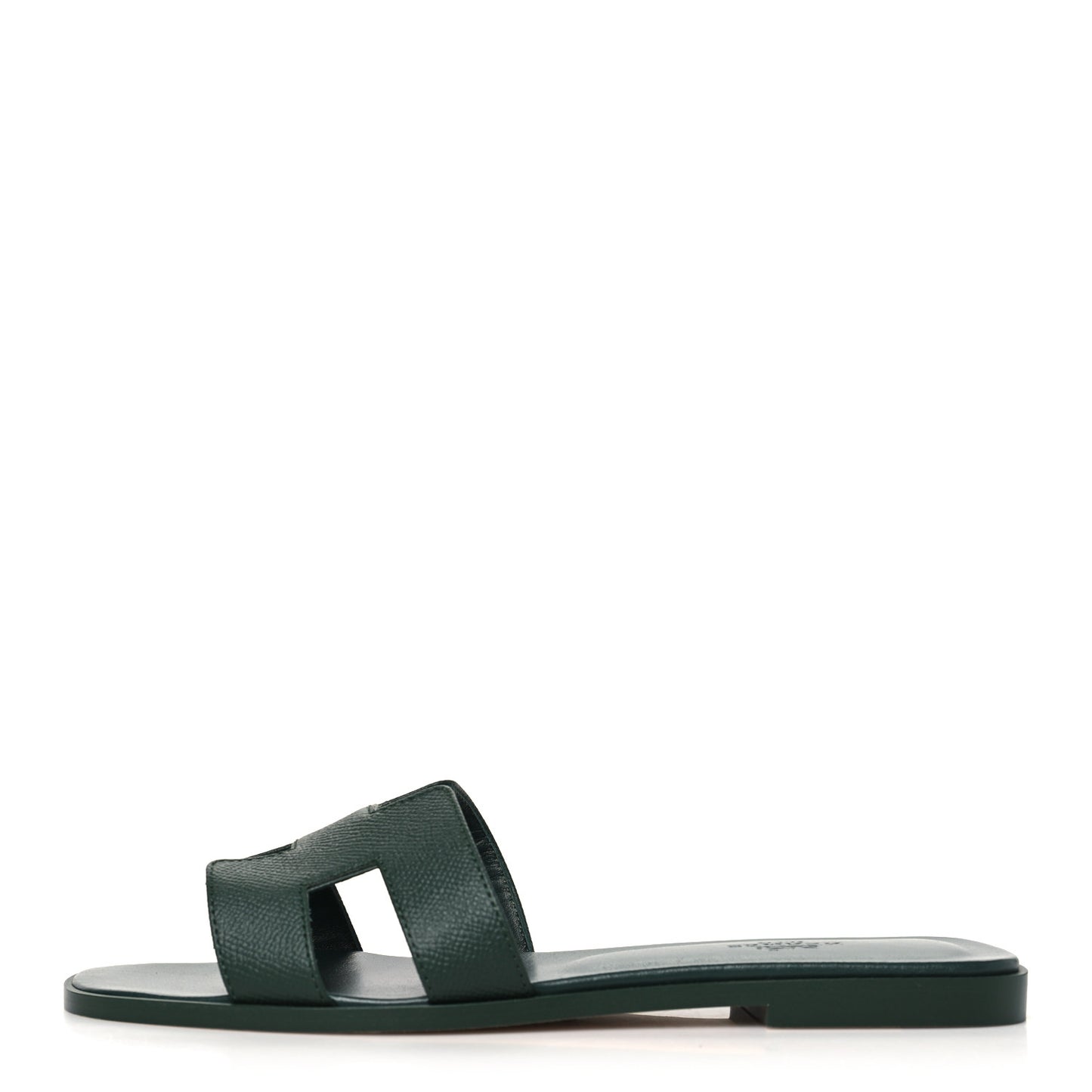 Calfskin Oran Sandals 40 Vert Viride