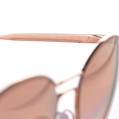 Prada Mirrored Cinema Sunglasses SPR 62S Rose Gold 6 of 7