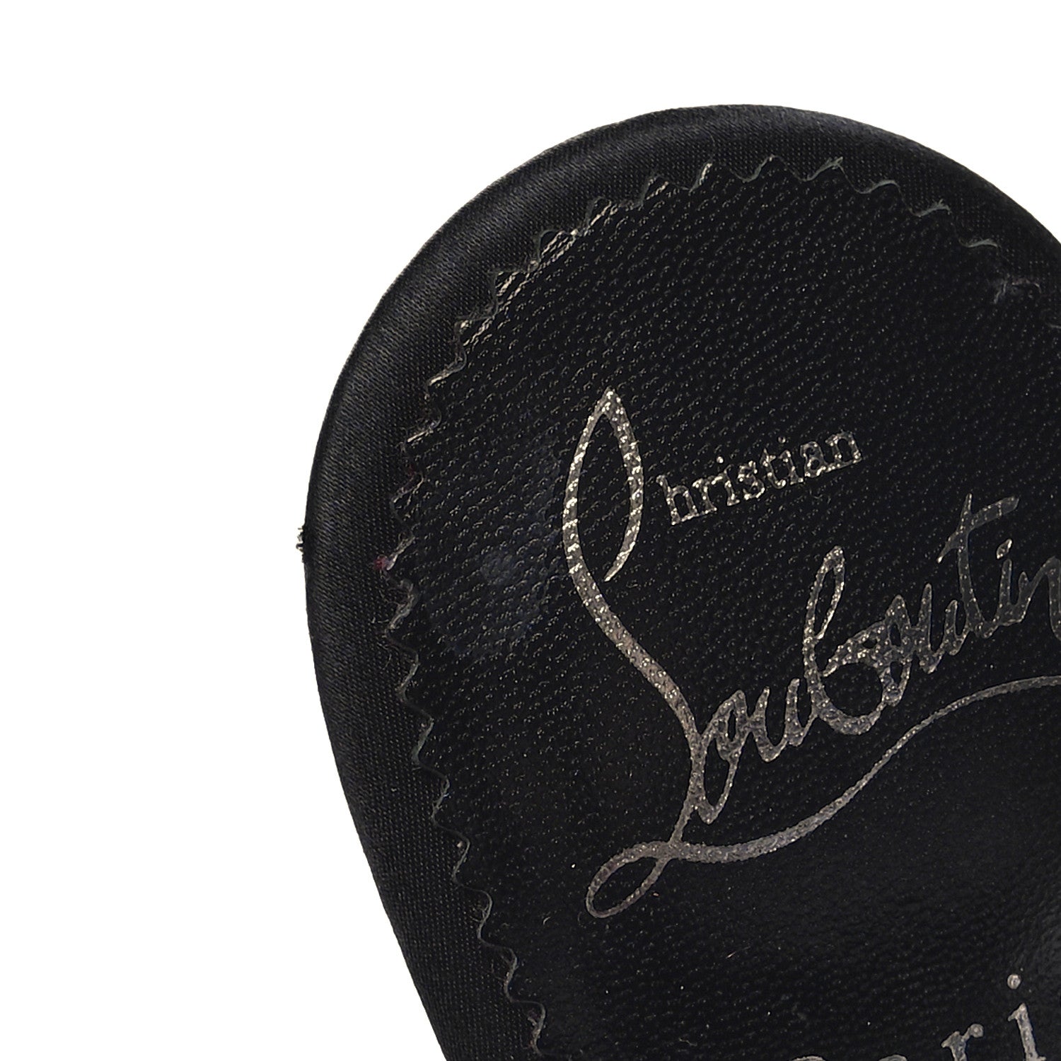 Christian Louboutin Satin Matricia Bow Sandals 37 Black 8 of 8