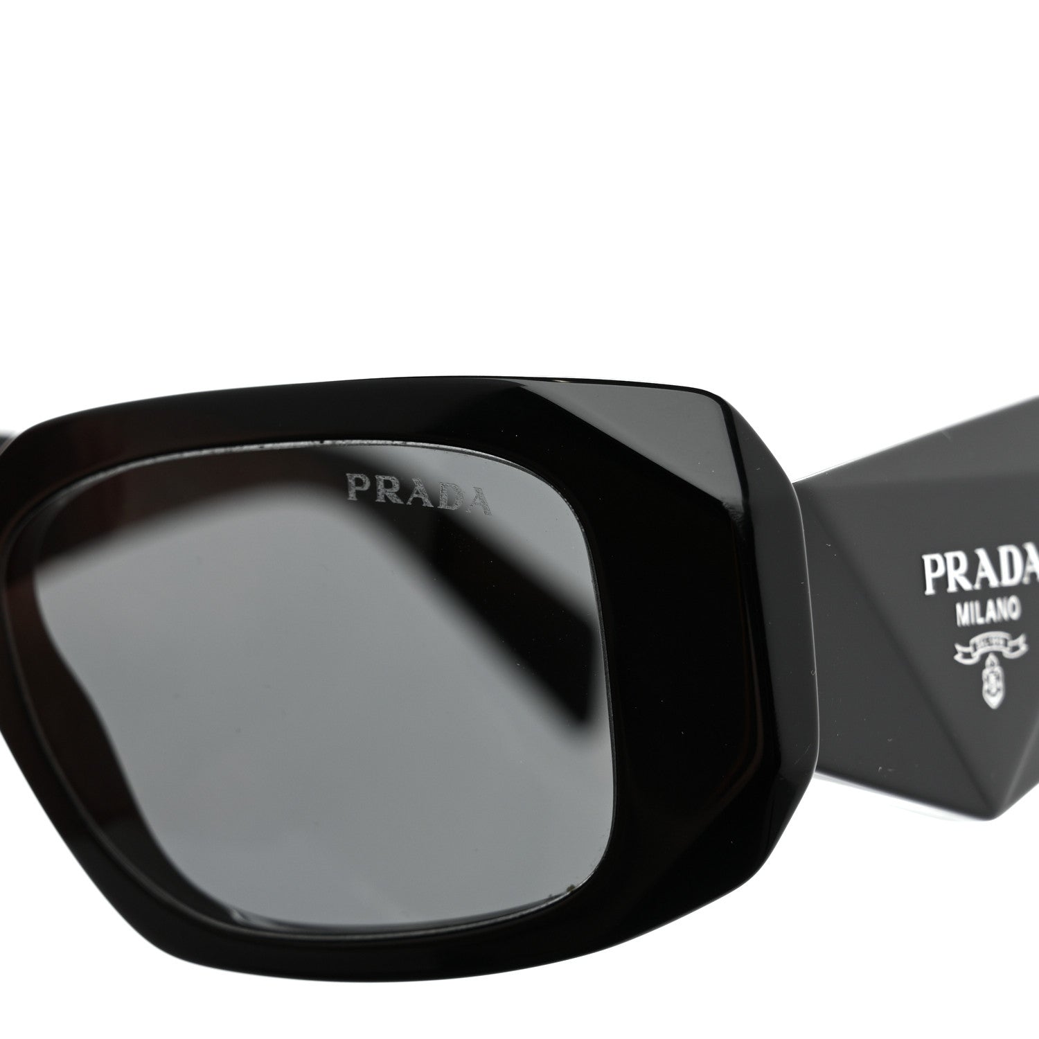 Prada Acetate Symbole Sunglasses SPR 17W Black 7 of 8