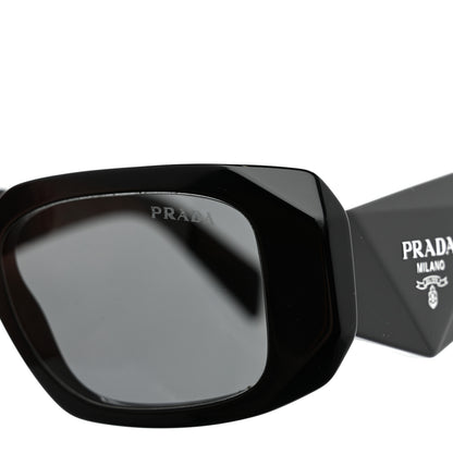 Prada Acetate Symbole Sunglasses SPR 17W Black 7 of 8