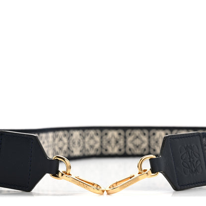 Loewe Calfskin Jacquard Anagram Strap Deep Navy 3 of 9