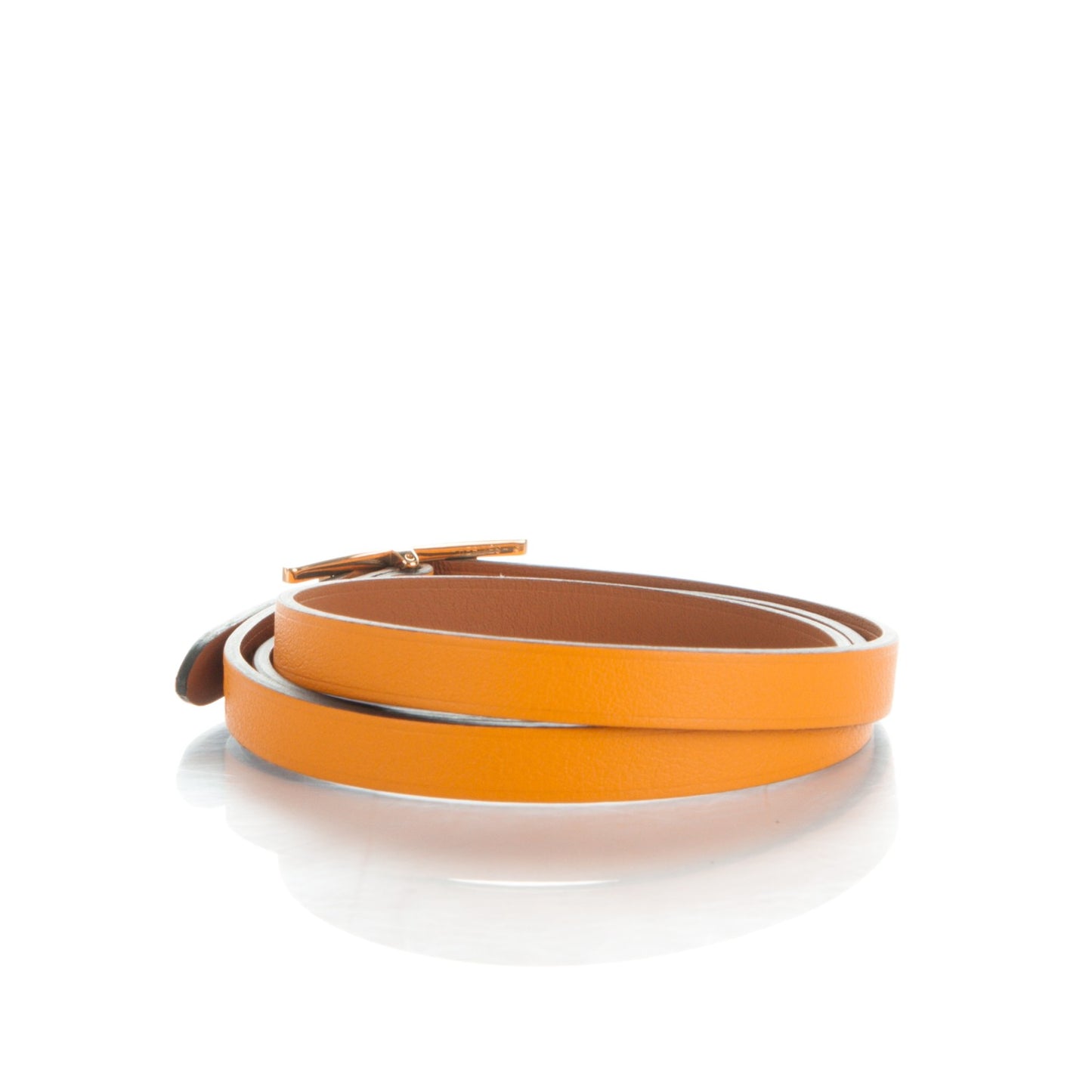 Swift Hapi 3MM Triple Tour Wrap Bracelet Small Jaune D'Or