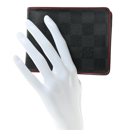 Louis Vuitton Damier Graphite Multiple Wallet Bordeaux 2 of 7