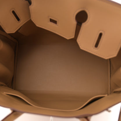 Hermes Toile Swift Birkin 30 Biscuit 5 of 11