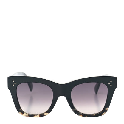 Celine Acetate Polarized Cat Eye Sunglasses CL4004IN Havana Black 4 of 7