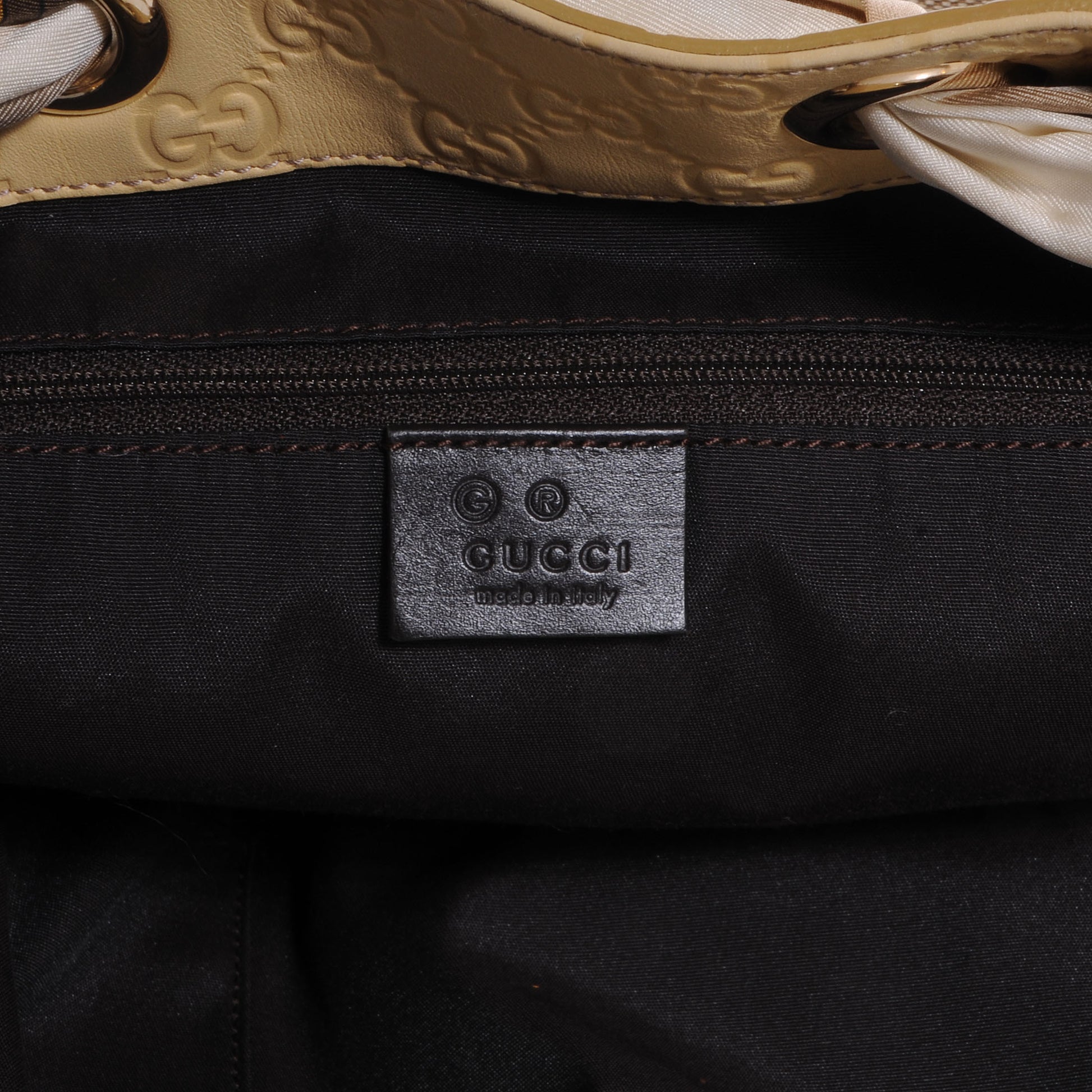 Gucci Canvas Guccissima Large Positano Tote Beige 6 of 8