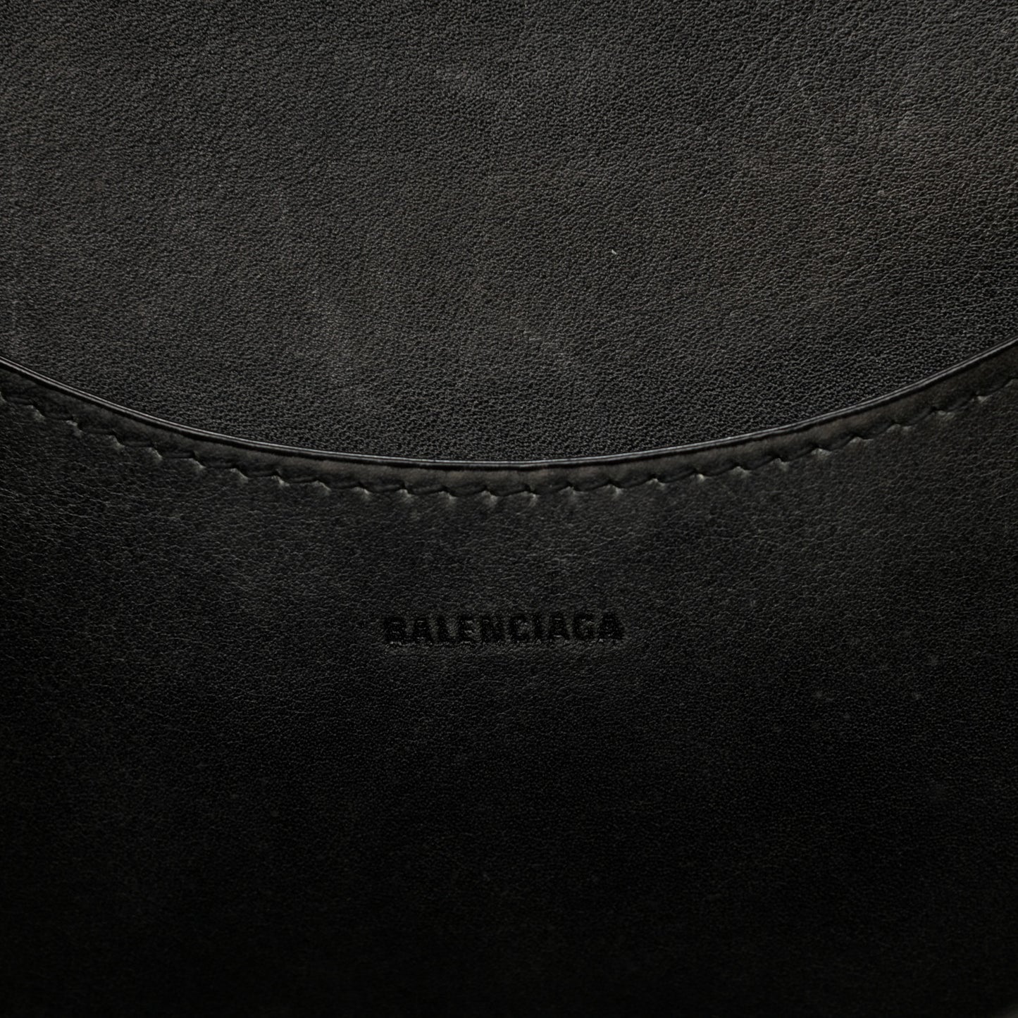 Used Calfskin Rust Hardware Neo Classic City Black