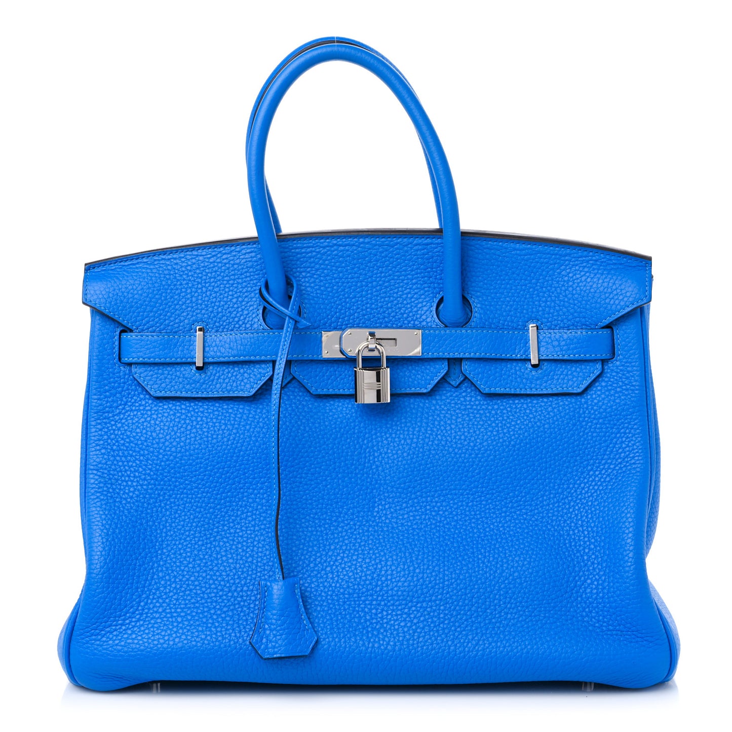 Togo Birkin 35 Bleu Hydra