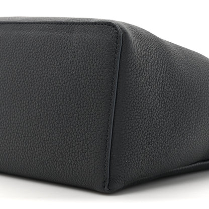 Loro Piana Grained Calfskin Braided L27 Extra Pocket Pouch Blue Marine Whisper White 8 of 9
