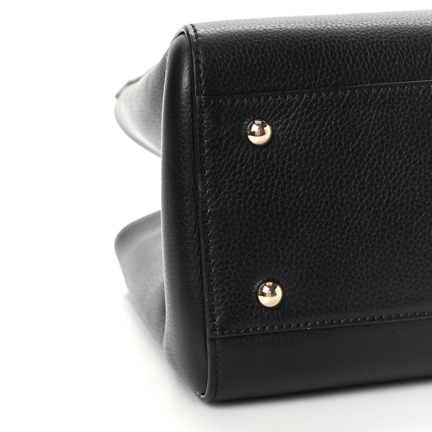 Grained Calfskin Small Neo Executive Shopper Tote Black