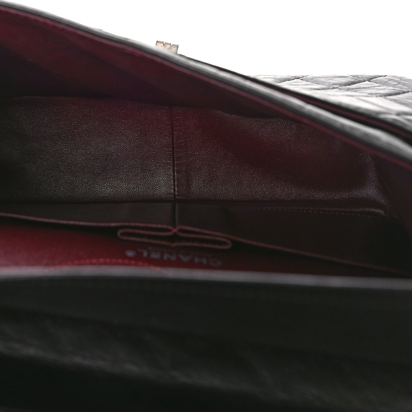 Aged Calfskin Quilted 2.55 Reissue 226 Flap Black