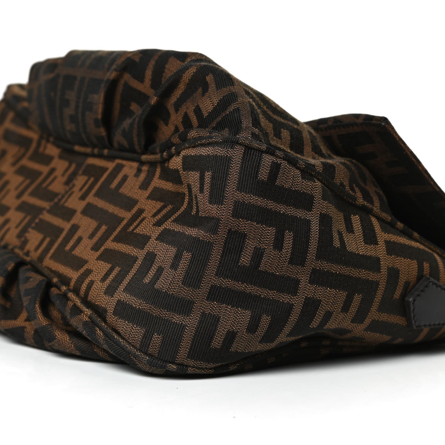 Fendi Zucca Patent Mia Shoulder Flap Tobacco 11 of 13