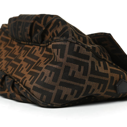 Fendi Zucca Patent Mia Shoulder Flap Tobacco 11 of 13