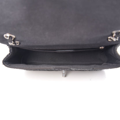 Chanel Tweed Patchwork Medium Single Flap Black 4 of 9