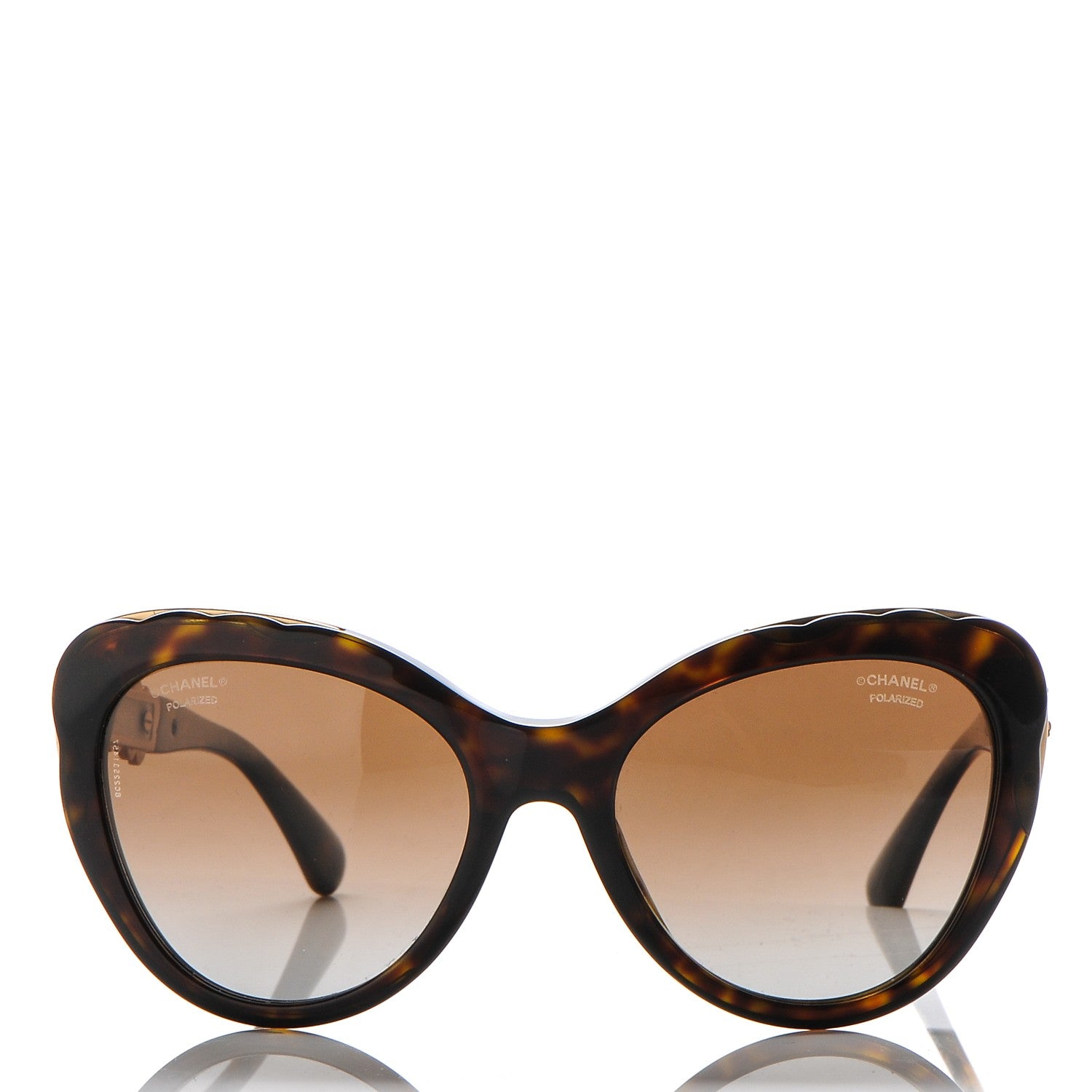 Chanel Bijou Cat Eye Sunglasses 5354 Tortoise 4 of 8