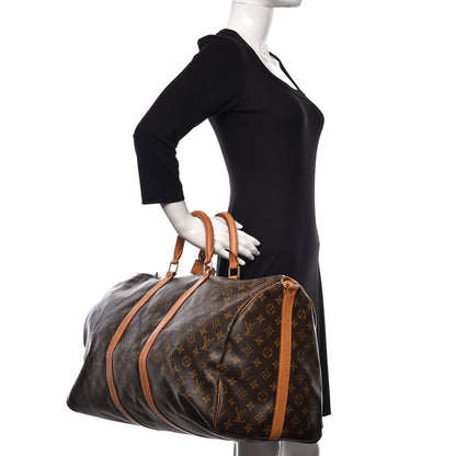 Louis Vuitton Monogram Keepall Bandouliere 55 2 of 14