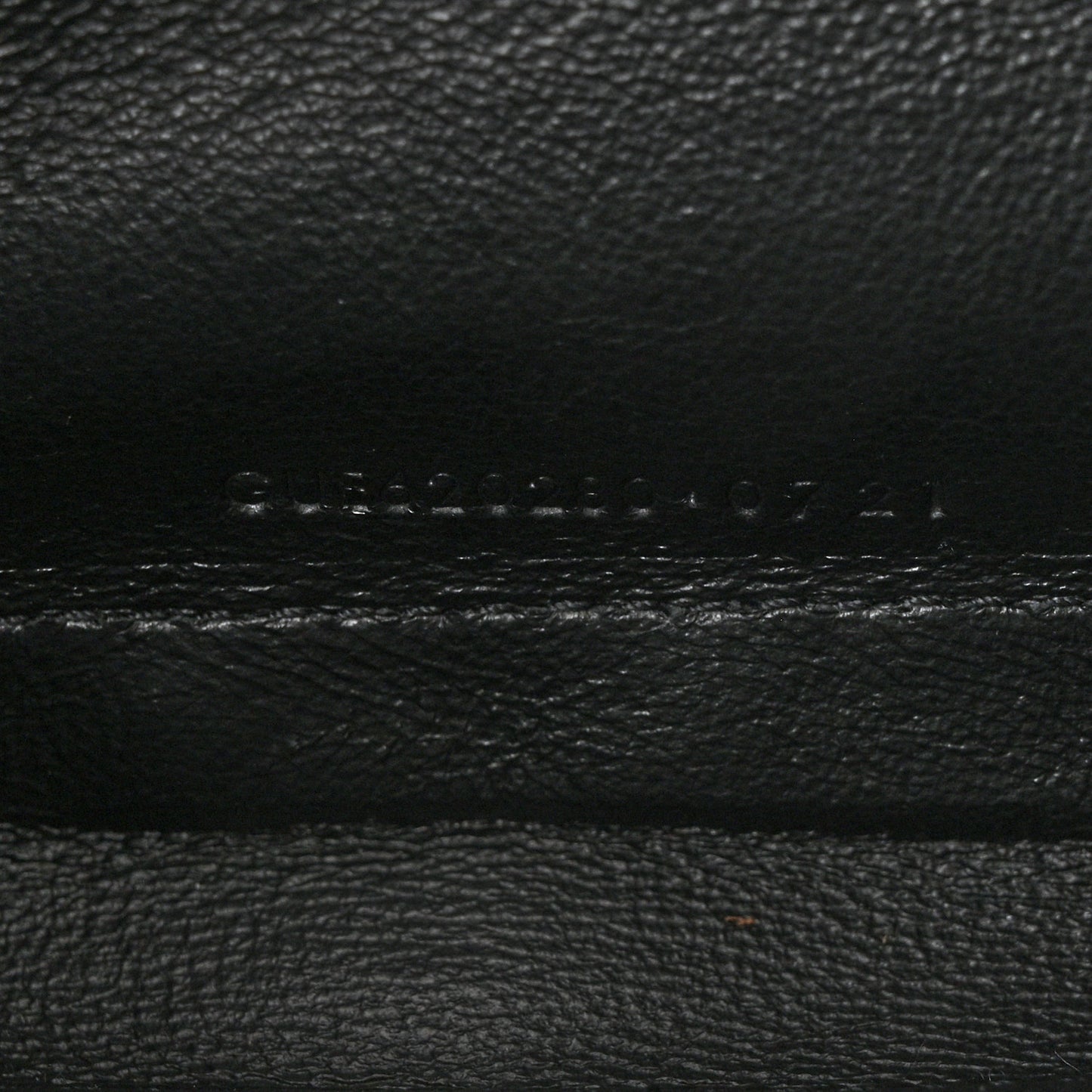 Grain De Poudre Mixed Matelasse Triquilt Monogram Chain Wallet Black