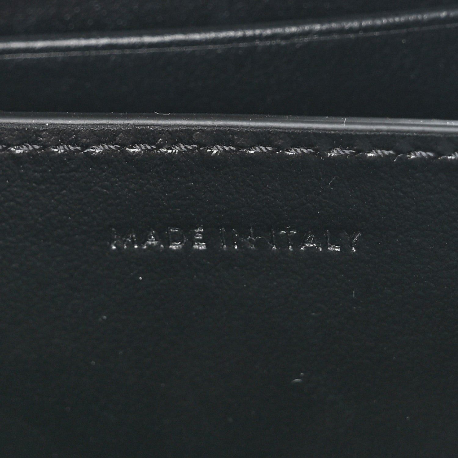 Celine Calfskin Triomphe Zipped Compact Wallet Black 7 of 9