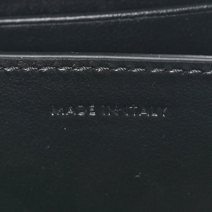 Celine Calfskin Triomphe Zipped Compact Wallet Black 7 of 9