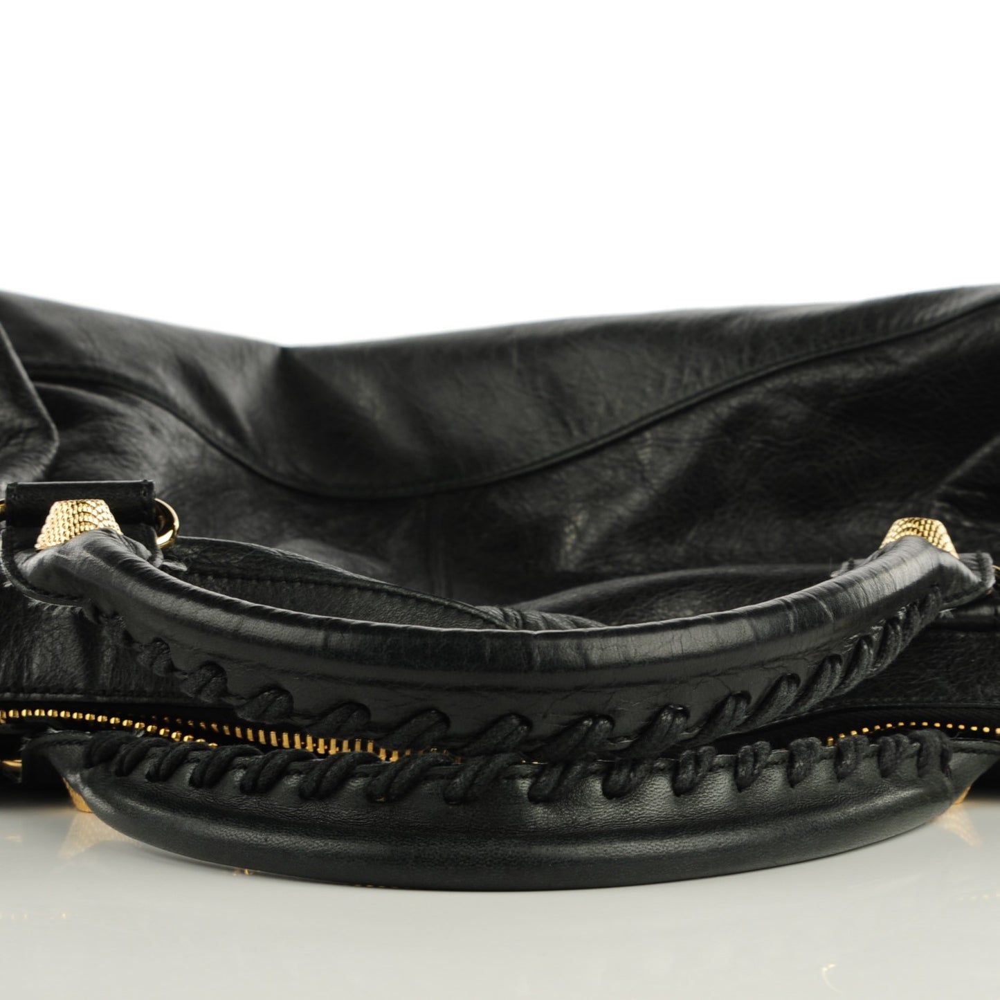 Agneau Giant 21 Gold Hardware Work Black