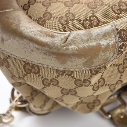 Gucci Monogram Medium Sukey Top Handle Bag Golden Beige 16 of 21