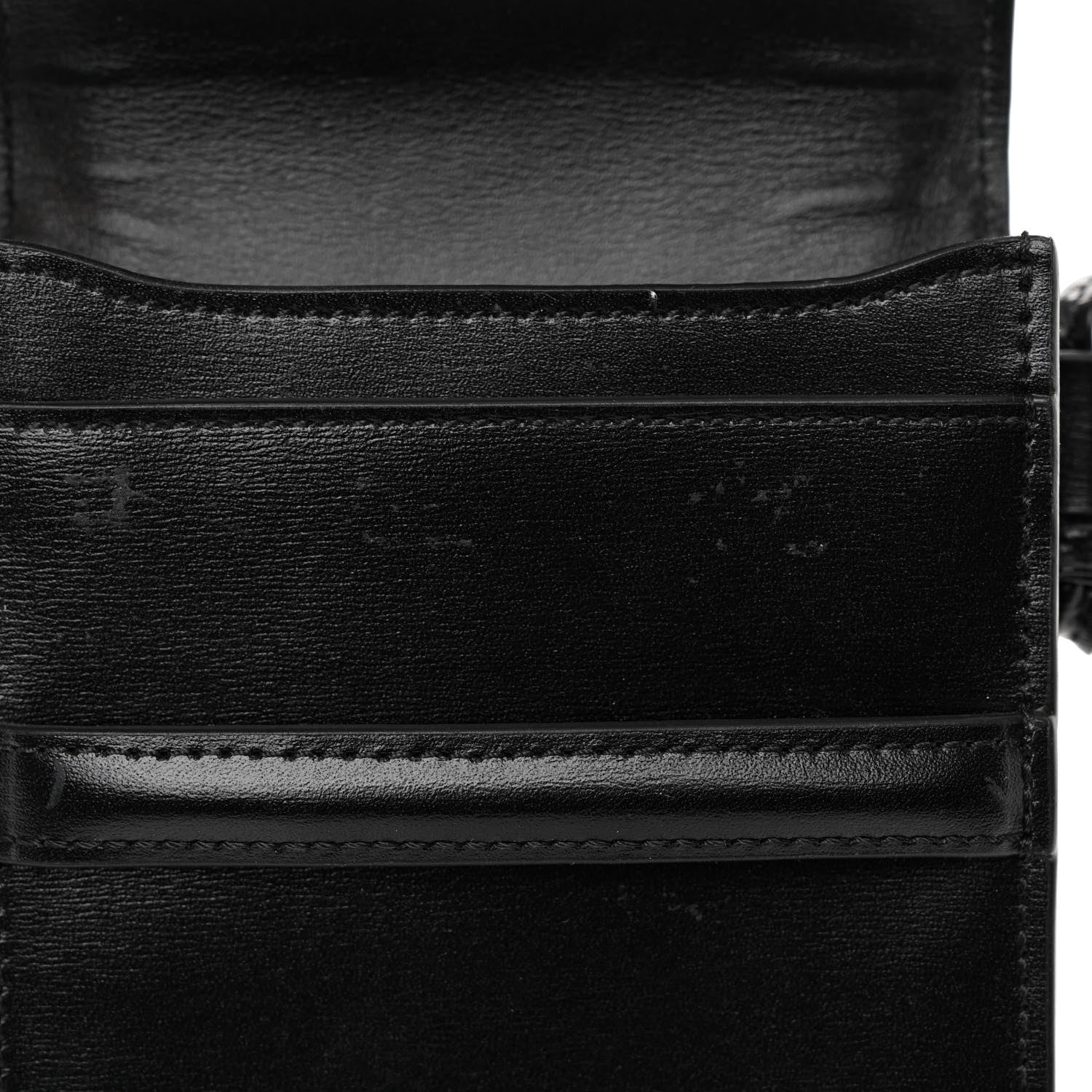 Celine Smooth Calfskin Sunglasses Pouch Black 7 of 10