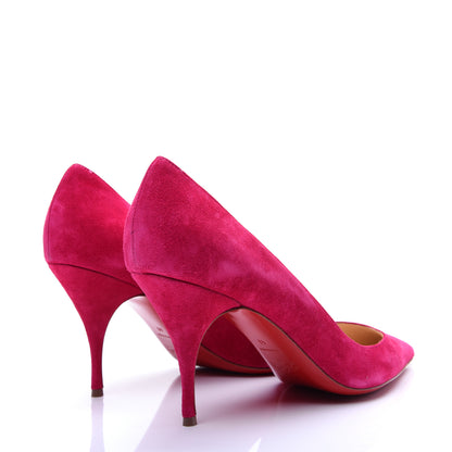 Christian Louboutin Veau Velours Clare 80 Pumps 41 Bomba 3 of 11