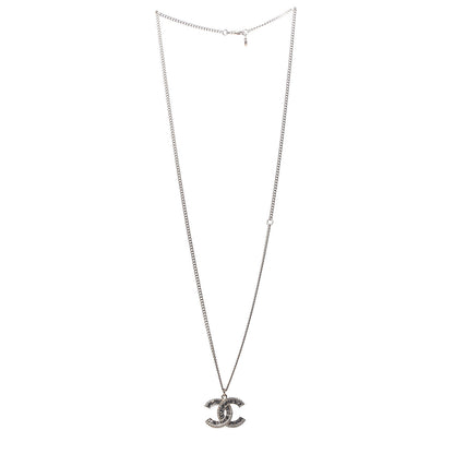Chanel Baguette Crystal CC Necklace Gold 3 of 5