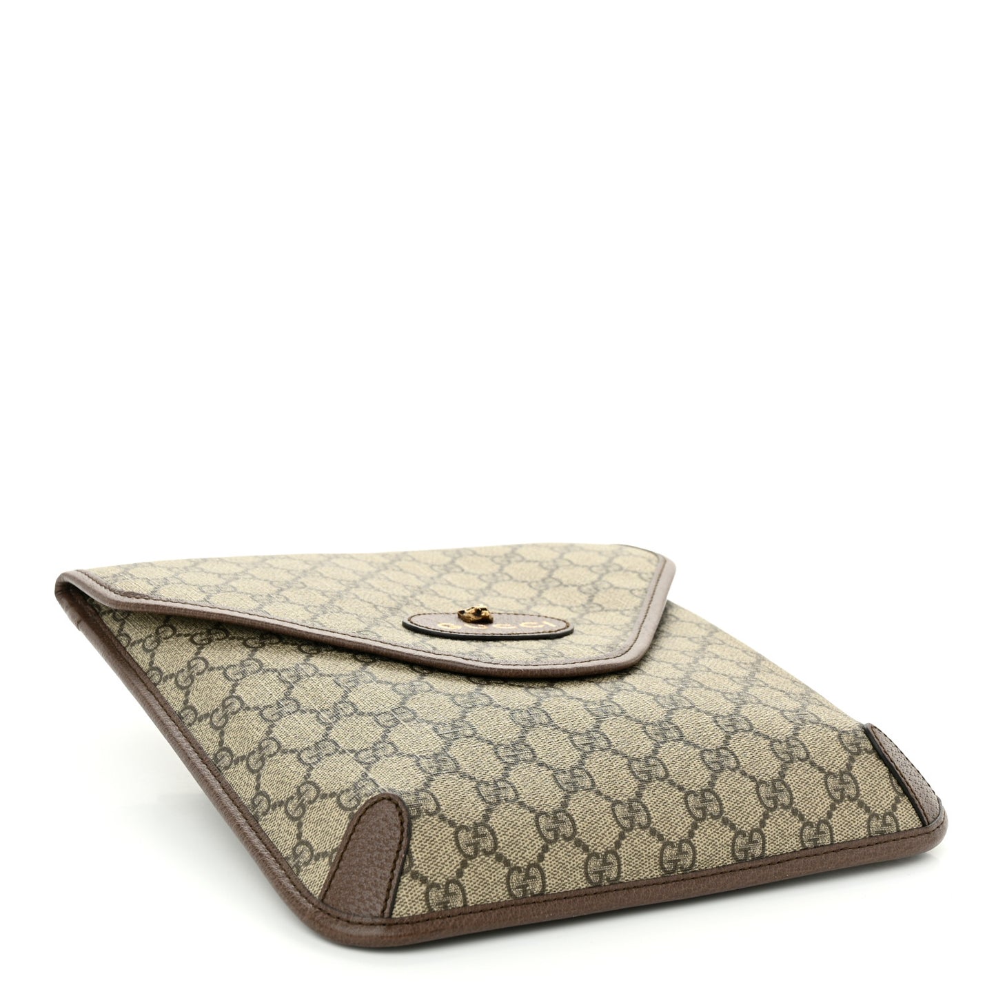 GG Supreme Monogram Web Medium Neo Vintage Flap Messenger Bag Beige New Acero