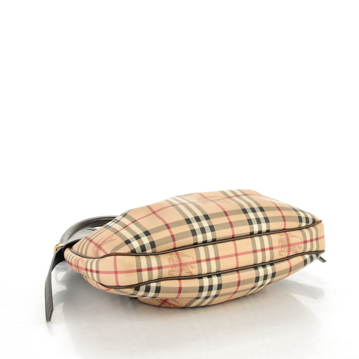 Burberry Haymarket Check Small Brooklyn Hobo Brown 4 of 11