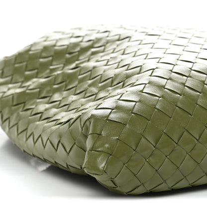 Bottega Veneta Calfskin Intrecciato Large Hop Matcha 9 of 10