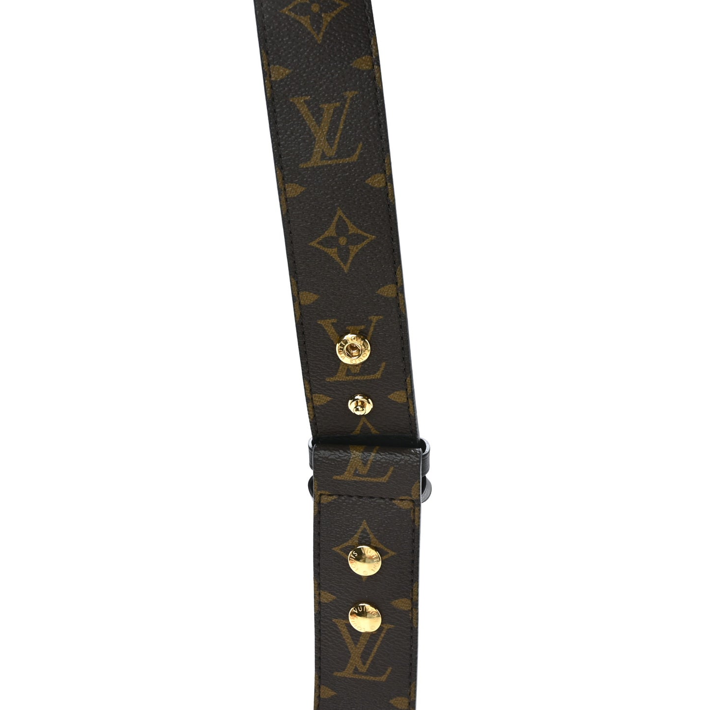 Monogram Adjustable Bandouliere Shoulder Strap Black