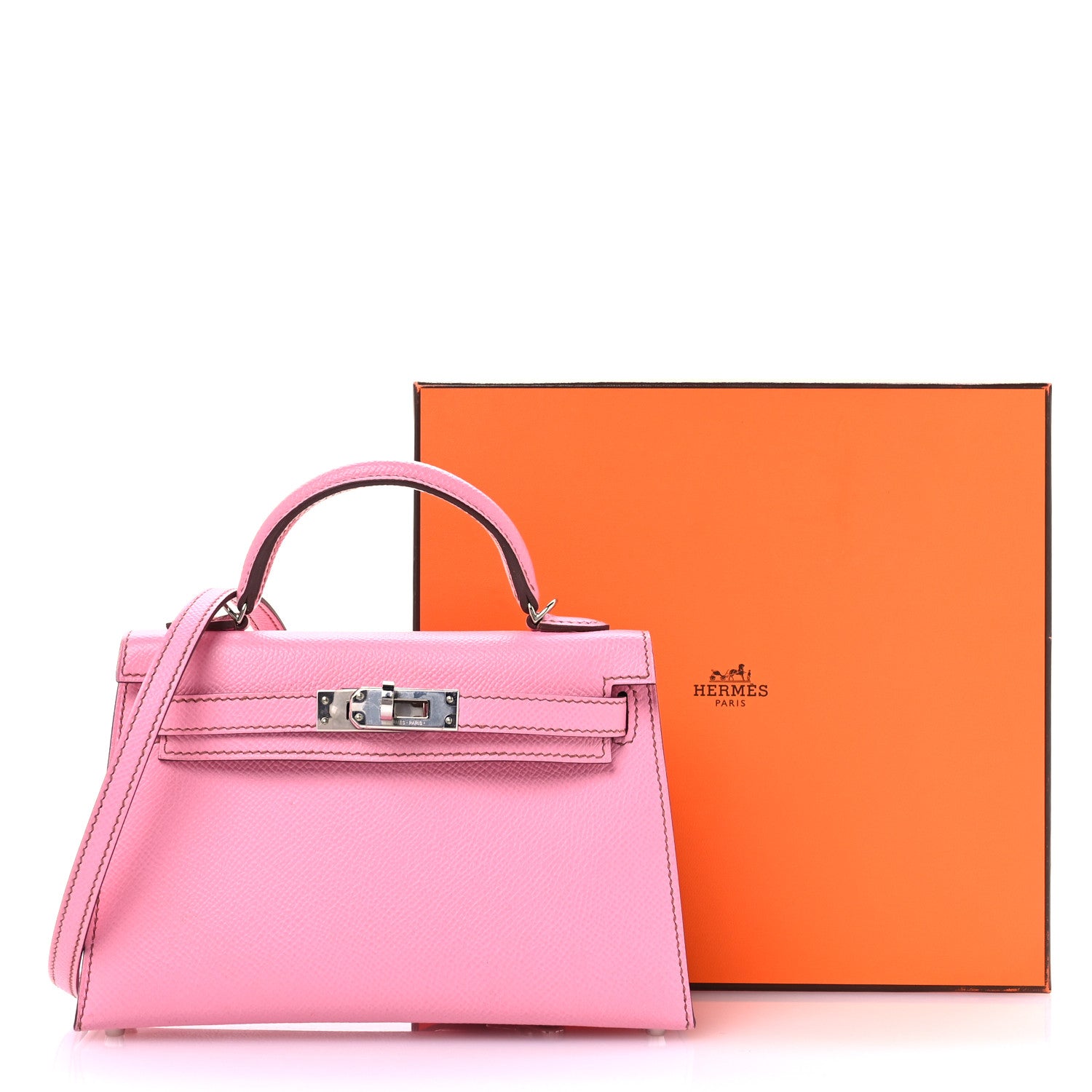 Hermes Epsom Mini Kelly Sellier 20 5P Pink 13 of 13