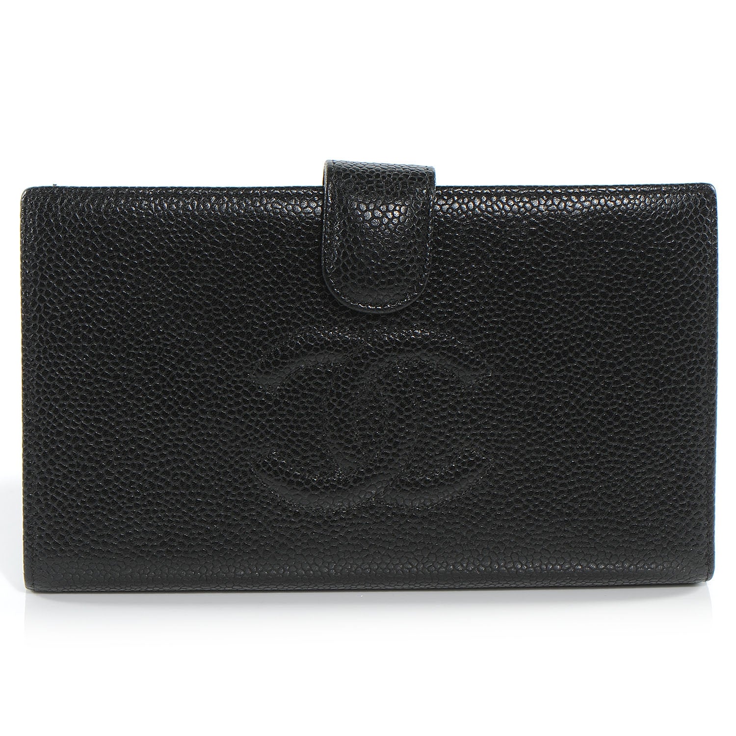 Chanel Caviar CC Wallet Black 1 of 9