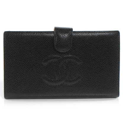 Chanel Caviar CC Wallet Black 1 of 9