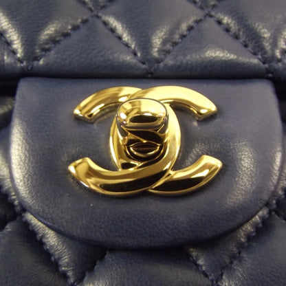 Chanel Lambskin Valentine Charms Medium Flap Navy 12 of 12