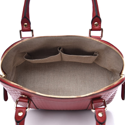 Gucci Microguccissima Medium Dome Bag Red 5 of 11