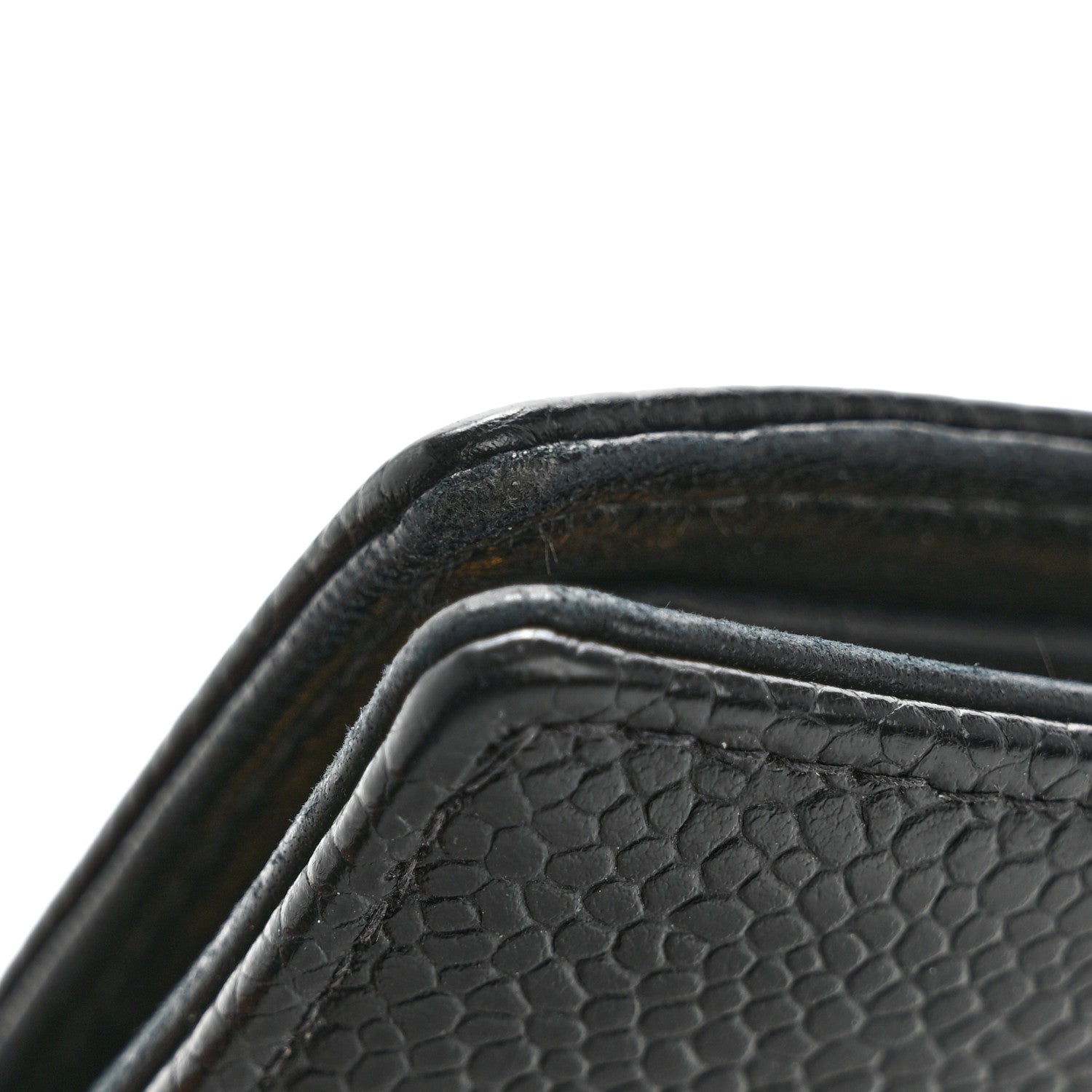 Chanel Caviar Timeless CC Compact French Wallet Black 10 of 13