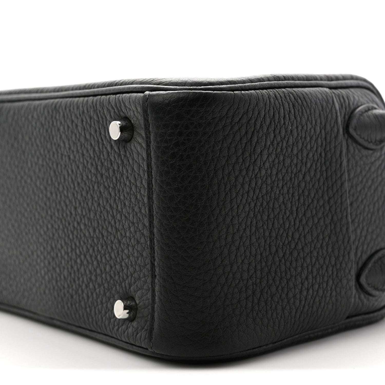 Hermes Taurillon Clemence Mini Lindy 20 Black 10 of 11