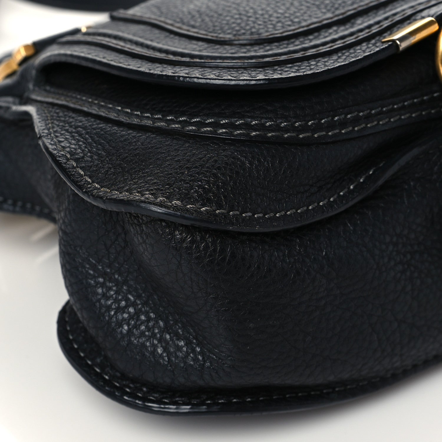 Chloe Calfskin Baby Marcie Satchel Black 9 of 10