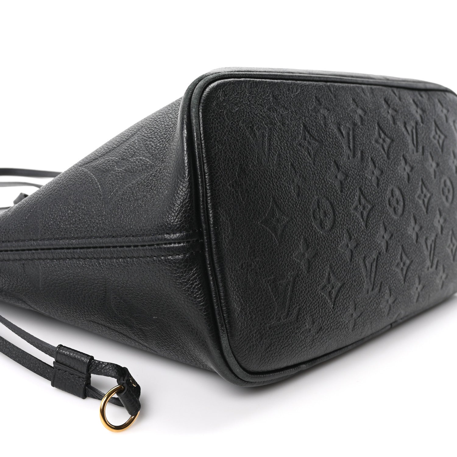 Louis Vuitton Empreinte Monogram Giant Neverfull MM Black 9 of 10